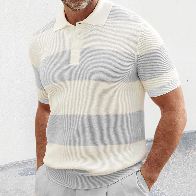Men's Summer Lapel Polo Sweater