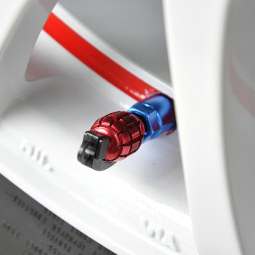 2pcs or 4pcs Hand Grenade Tire Valve Stem Air Caps