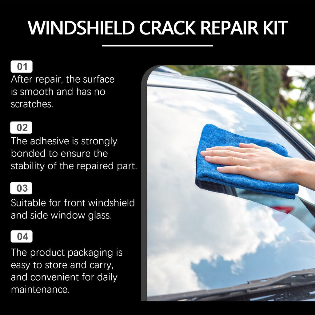 Windshield Nano Bonding Fluid Crack Repair Kit