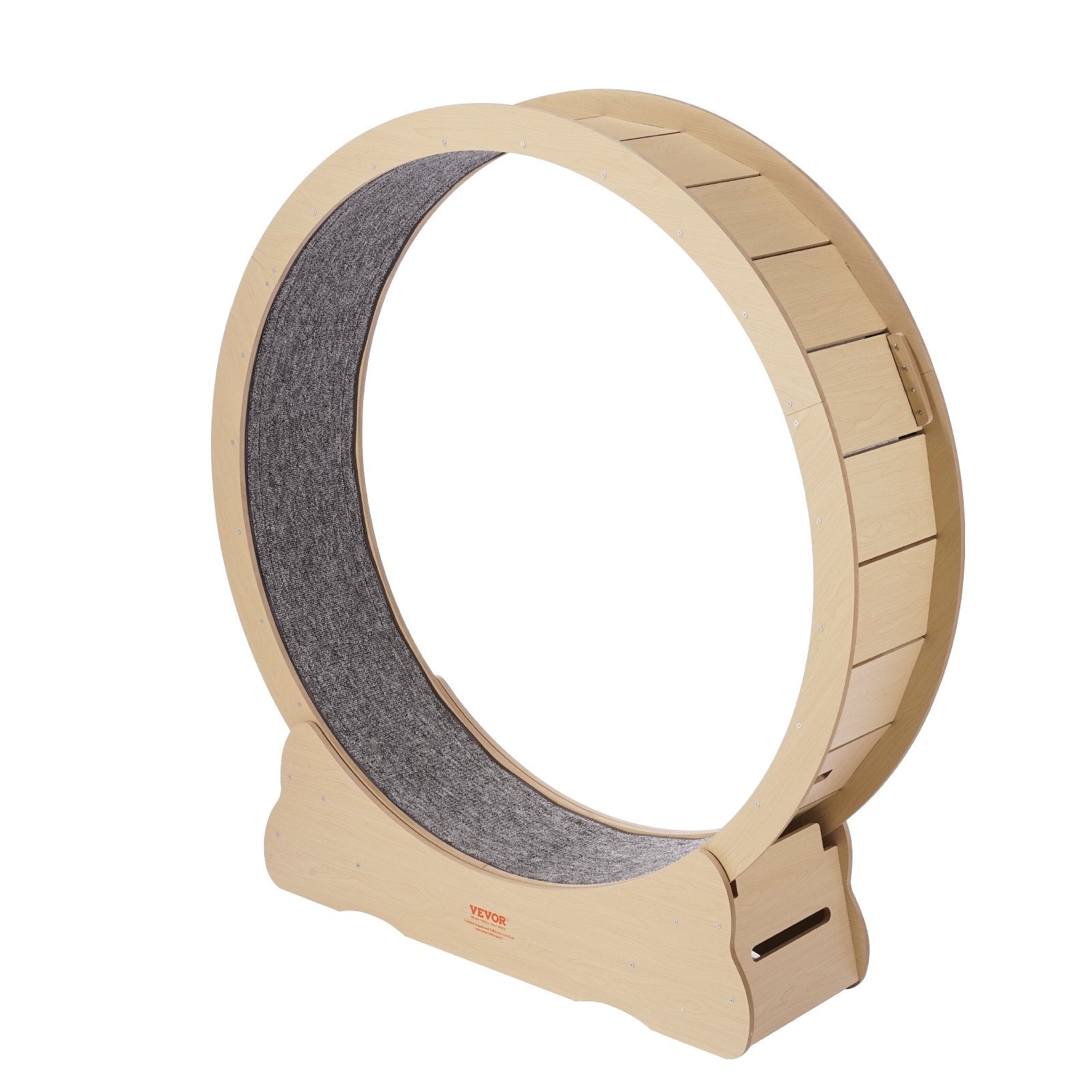 Wooden Cat Exercise Wheel 52" Large Cat Treadmill for Indoor Cats - Quiet & Durable Fitness Furniture