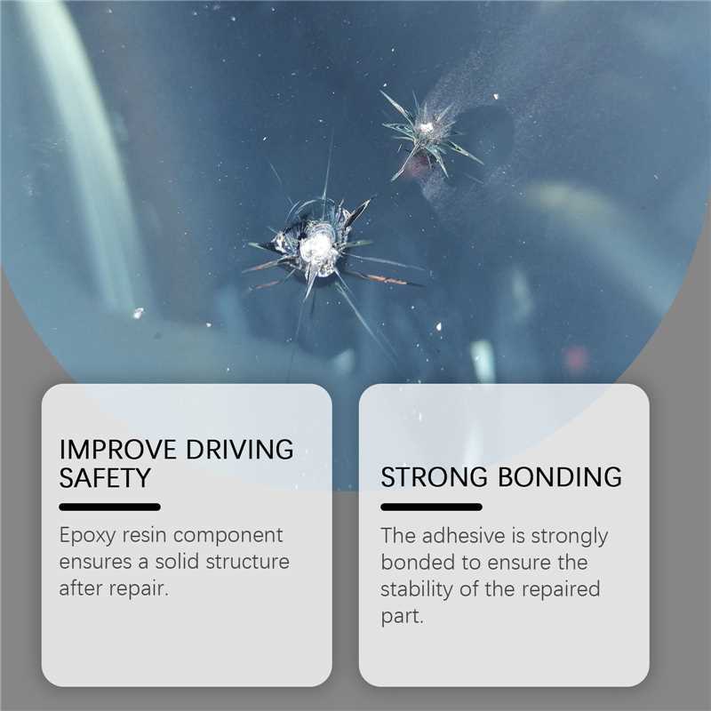 Windshield Nano Bonding Fluid Crack Repair Kit