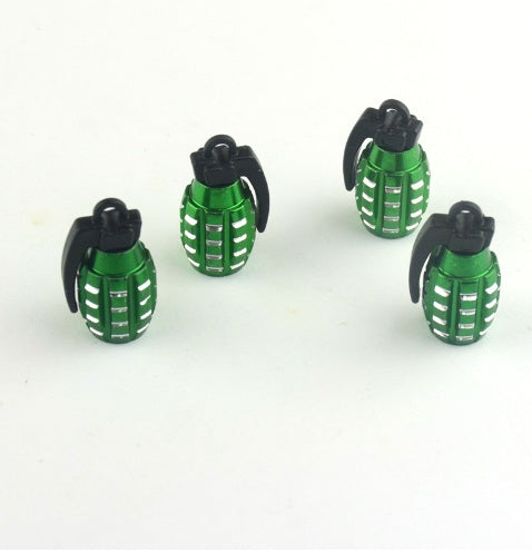 2pcs or 4pcs Hand Grenade Tire Valve Stem Air Caps