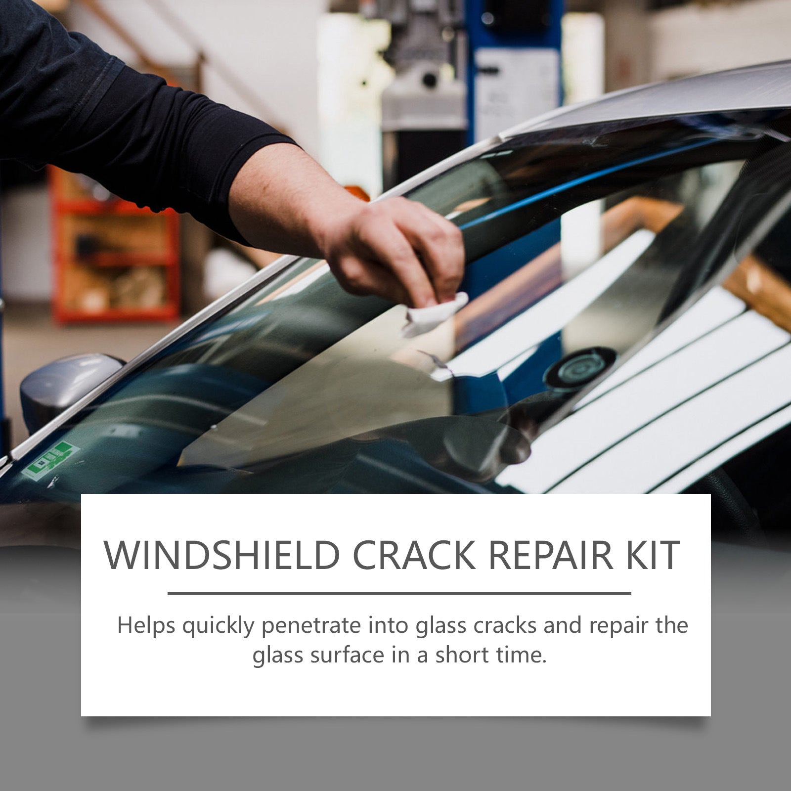 Windshield Nano Bonding Fluid Crack Repair Kit