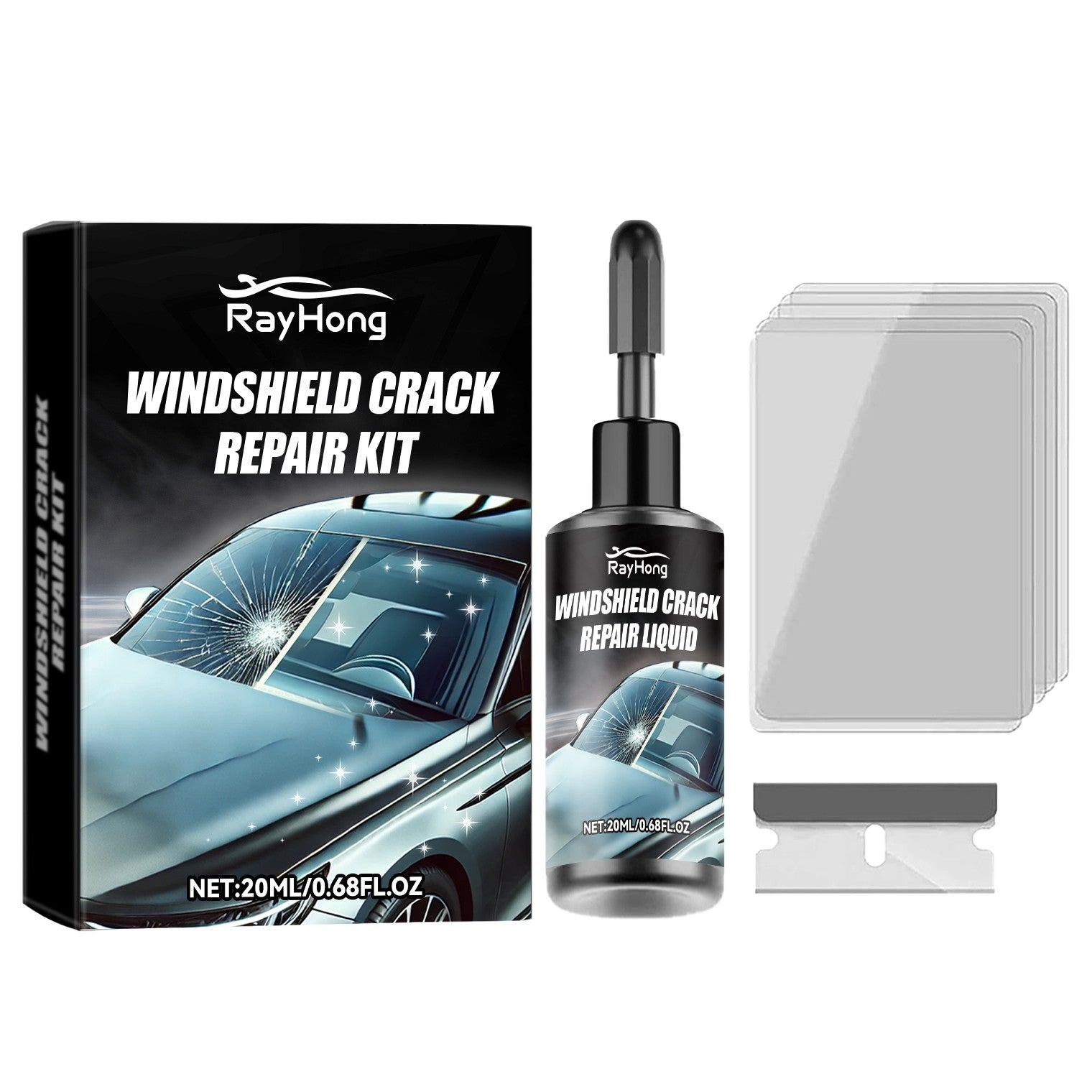 Windshield Crack Repair Kit