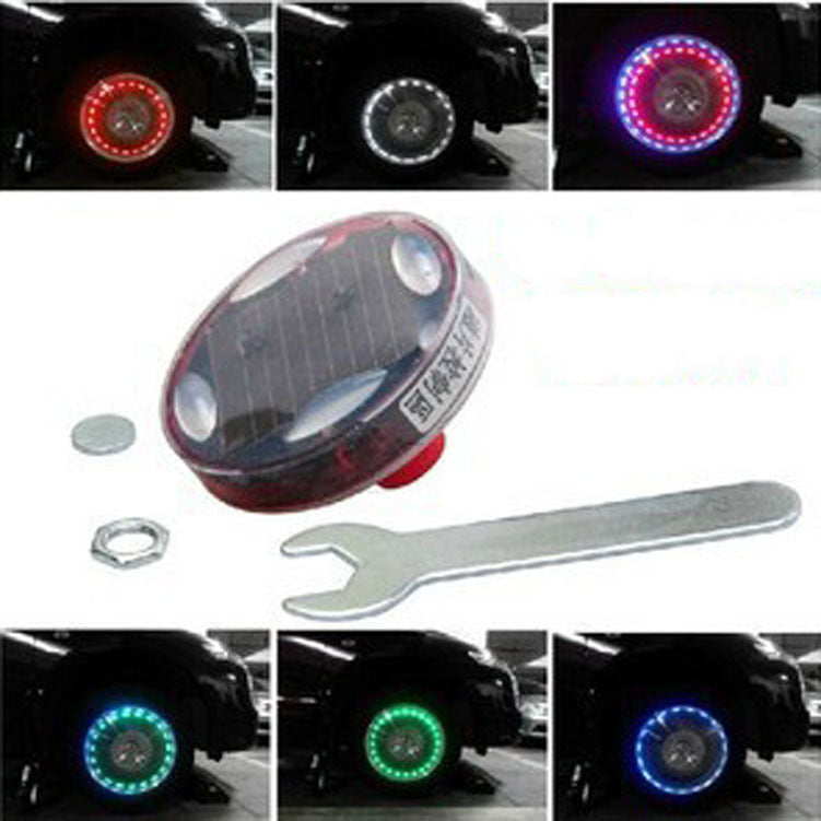 Car Tire Motorcycle Light Solar Valve Cap