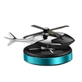 Solar Helicopter Car Air Freshener, Rotating Propeller Dashboard Ornament, Alloy Automotive Aromatherapy Diffuser with Natural Scent, Eco-Friendly Vehicle Accessory