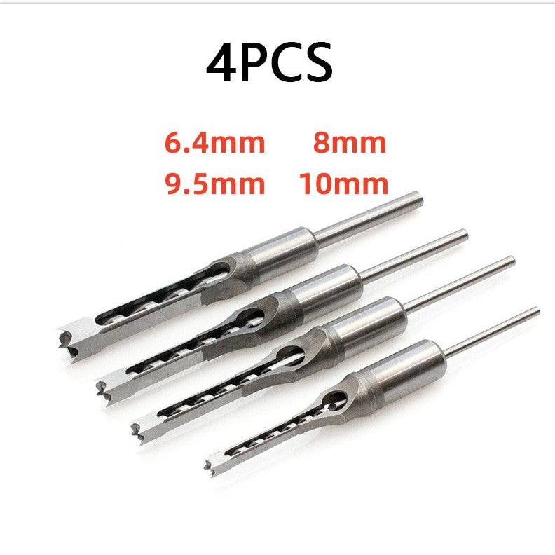 Square hole drill bit